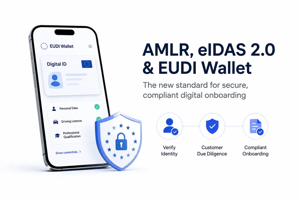 Cover for AMLR, eIDAS 2.0 and the EUDI Wallet: What the New CDD Rules Mean for Digital Onboarding